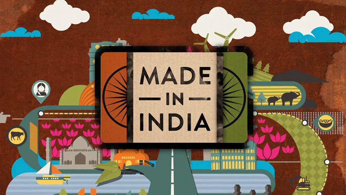Made in India for Epic Channel — title design and show packaging — main title design frame