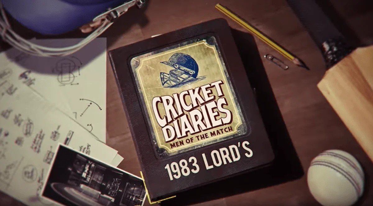 Cricket Diaries for YouTube Originals — title design artwork 13