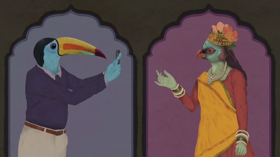 India Foundation for the Arts brand film — bird sequence asset study 2