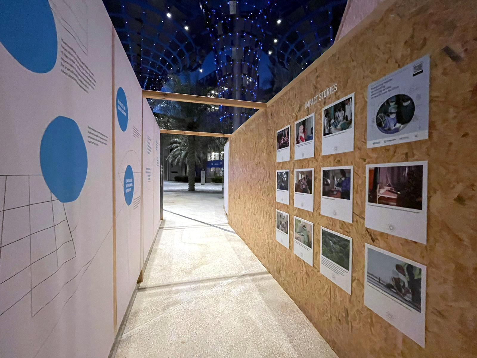 COP28 Exhibition - Impact Stories Display