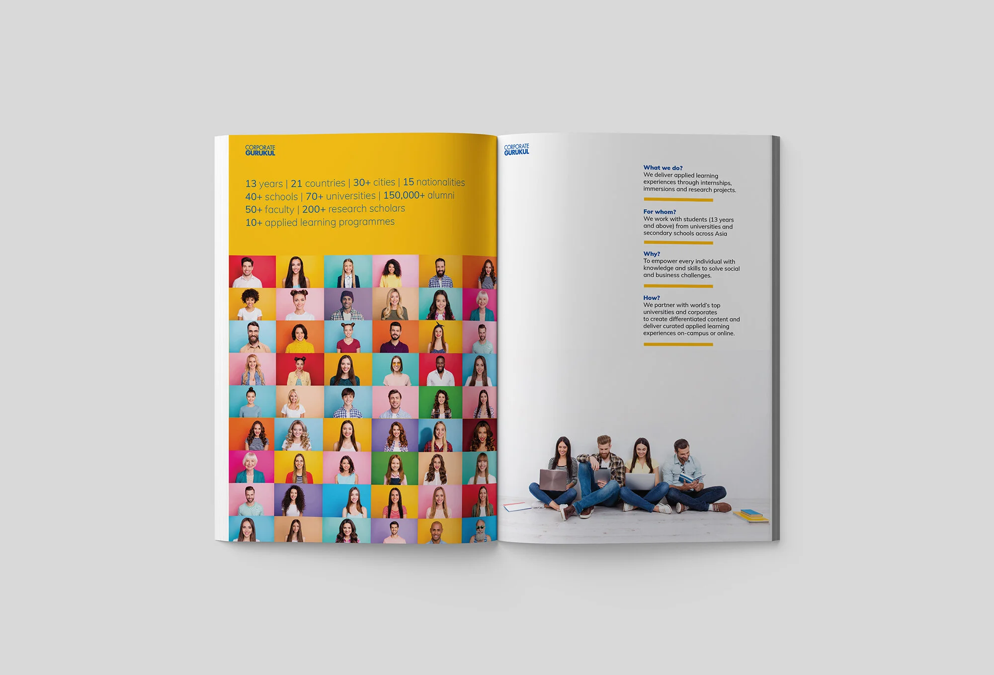 Corporate Gurukul branding and design element 4