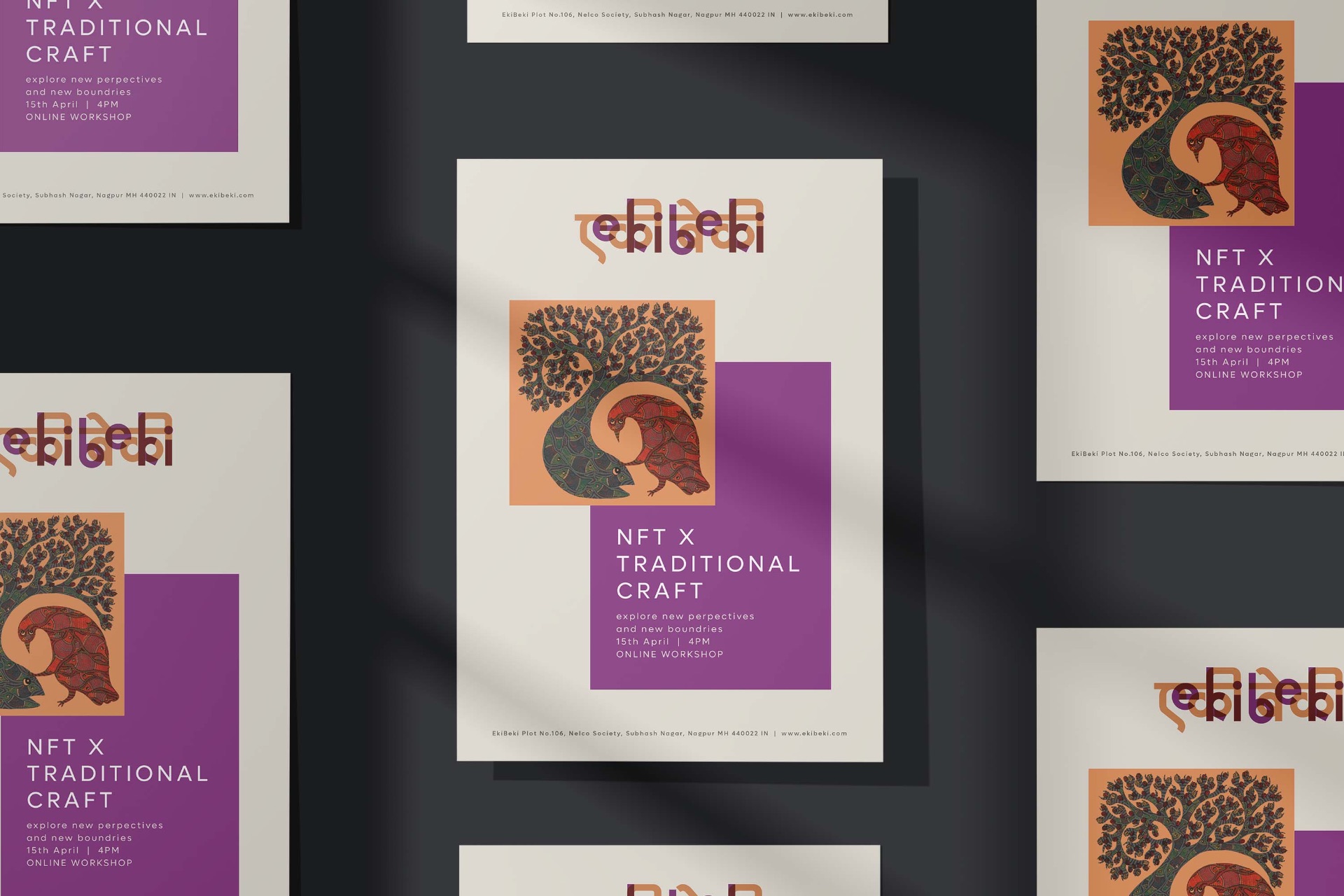 Eki Beki - NFT x Traditional Craft posters