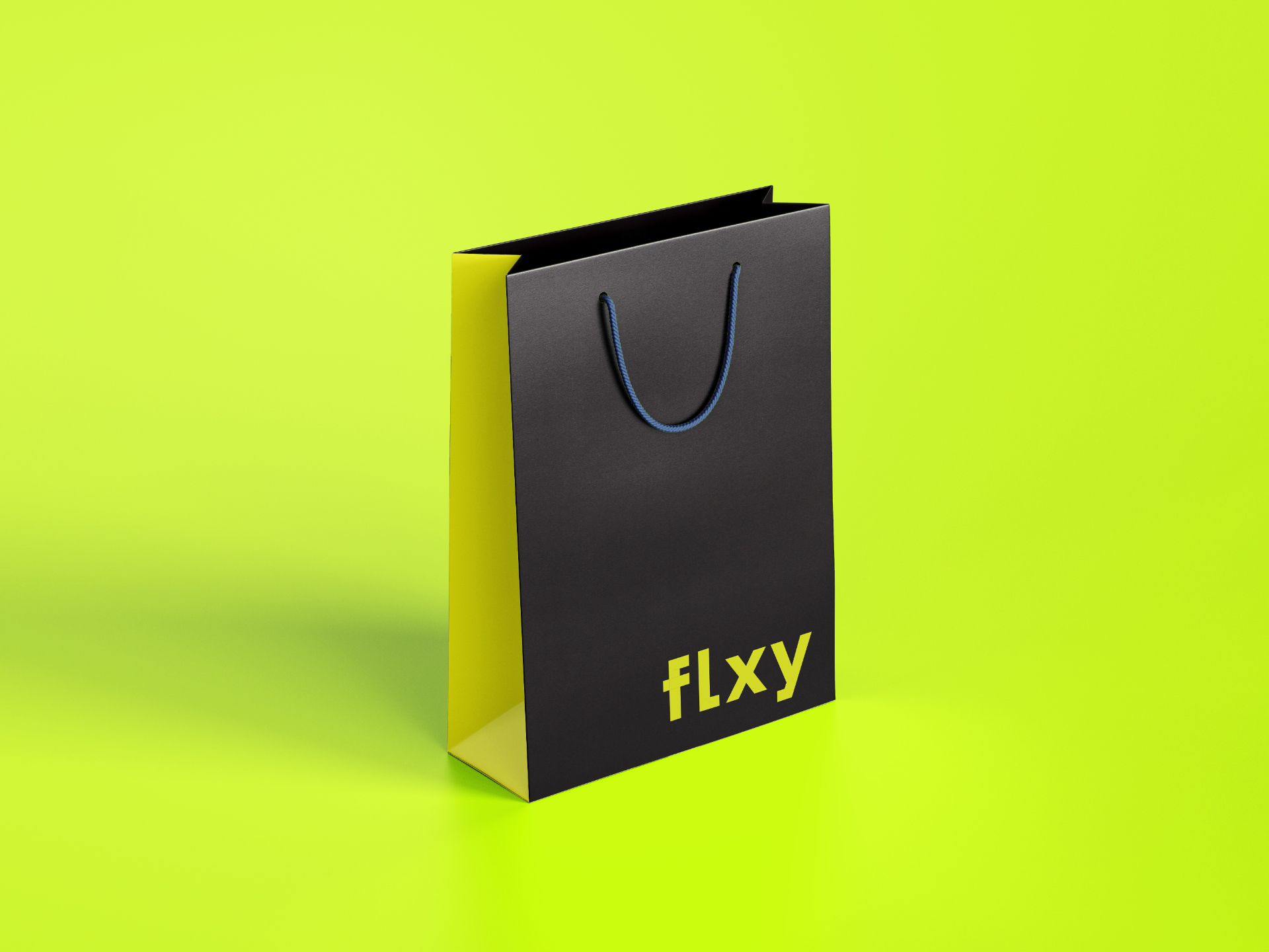 FLXY - Identity for a retail concept that transforms digital-first brands into immersive offline experiences.