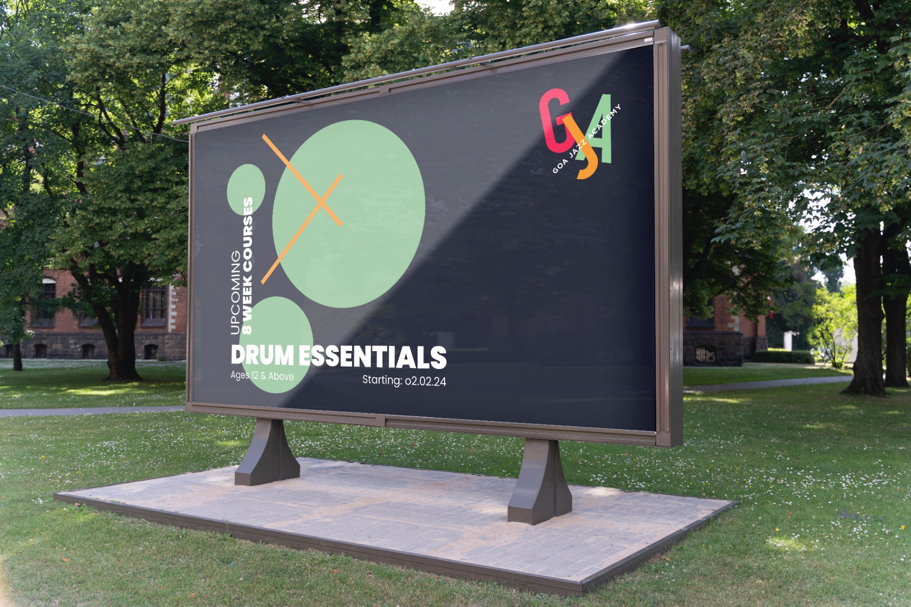 Goa Jazz Academy - Outdoor Billboard