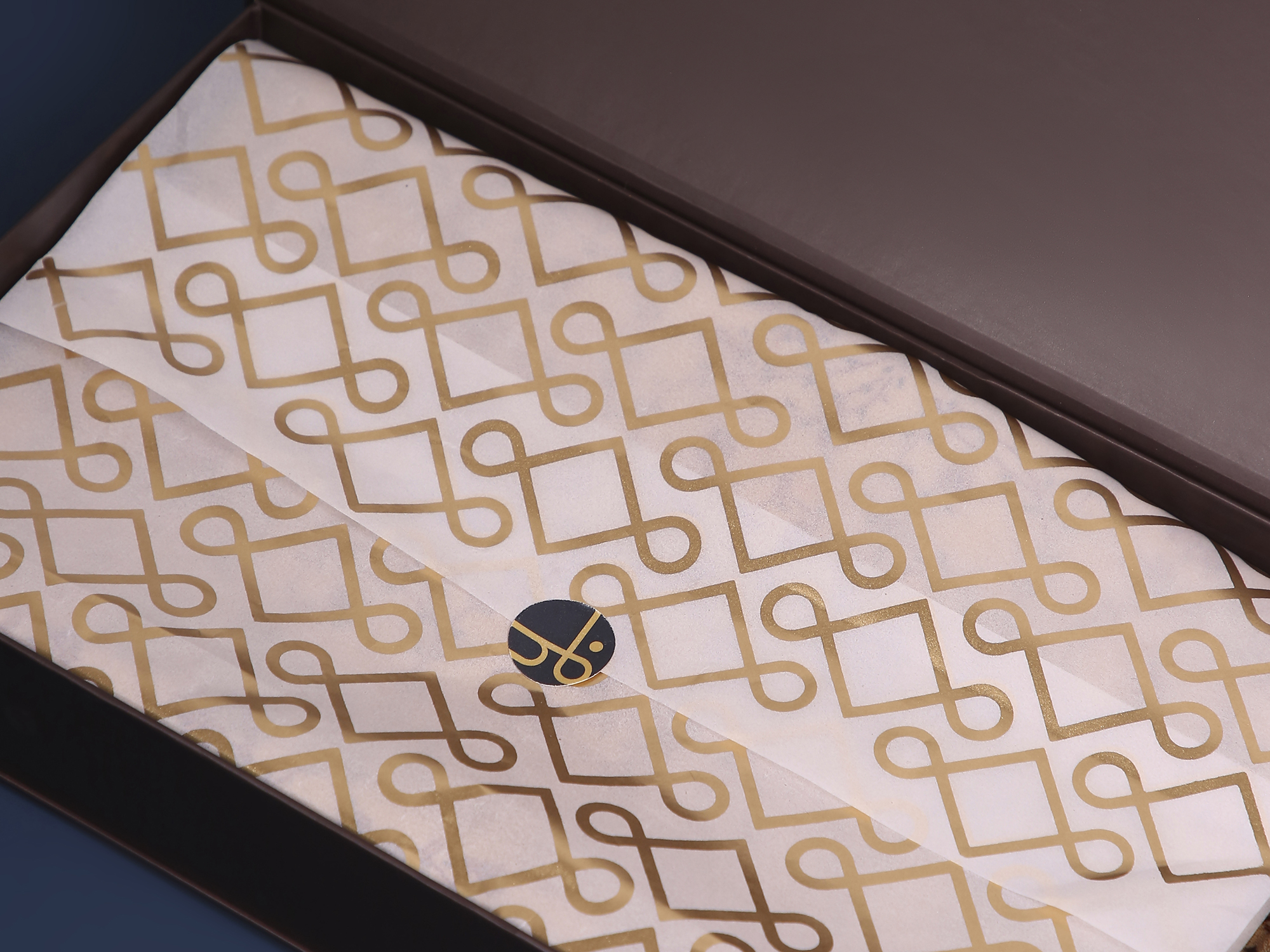 Ishvya packaging - tissue paper detail